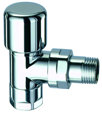 Угл.термовентиль 1/2" гайка М24х19 TopLine (серебро)/Замена на FL 0108 12P/