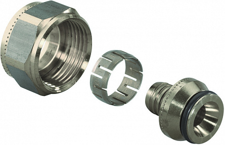 FLEX-X ЗАЖИМНОЙ АДАПТЕР ИЗ ПОКРЫТОЙ ЛАТУНИ PE-X 20X1,9/2,0-3/4"ВР ЕВРОКОНУС '10Ф