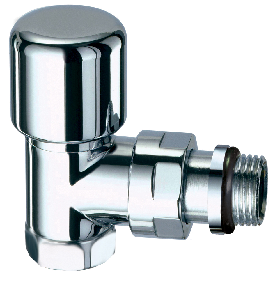 Угловой термоклапан 1/2" EPDM, цвет-серебро, М24х19