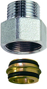 Переходник с  М24x19 ВР на 1/2" НР
