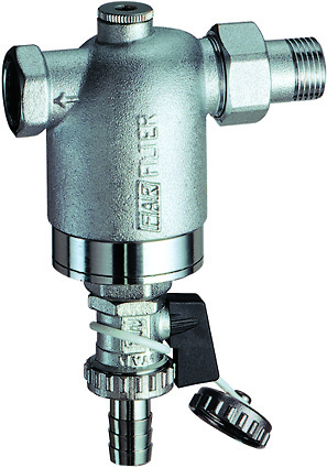 Фильтр 1/2" НР-BР, 300 мкм,  Max: 95 °C, 25 бар