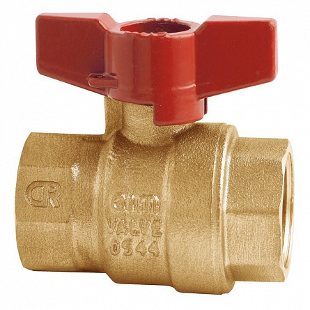 Кран шаровой 316CR 1/2" серии Т16 корроз. латунь полнопроходной PN80 BB бабочка Cimberio