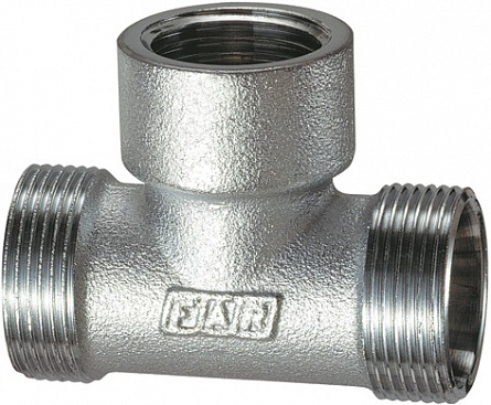 Тройник  3/4" ВР-М24х19-М24х19, хром.