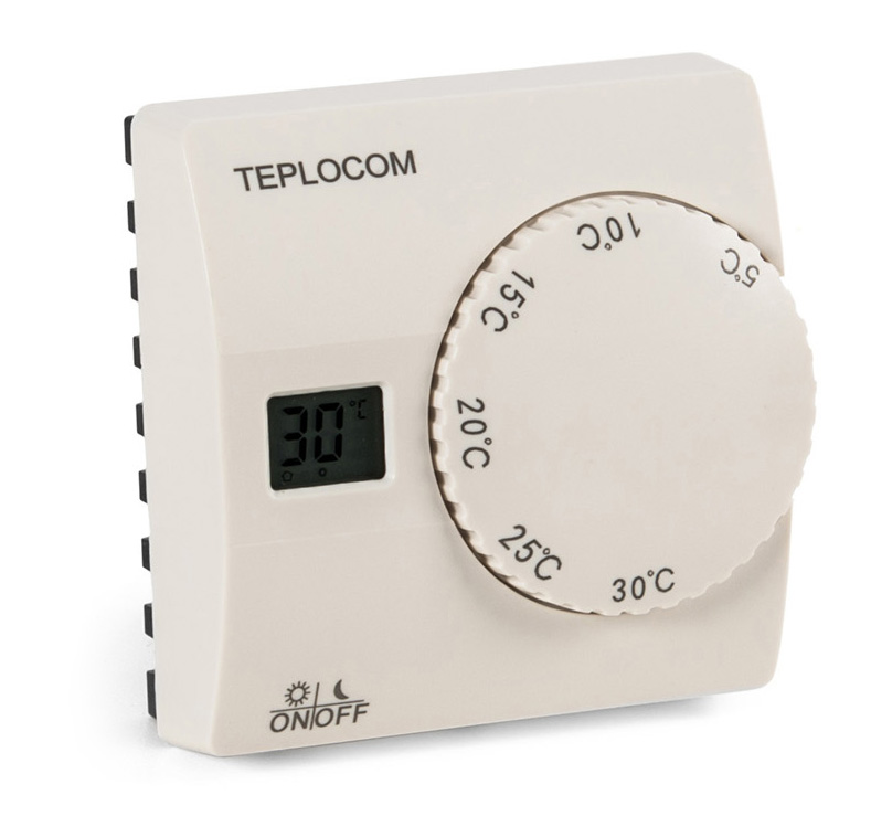 Термостат комнатный проводной Teplocom TS-2AA/8A