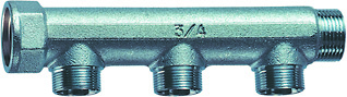 Коллект. 3/4" (ВР-НР) с 4 отв. М24х19 (межосев. 50 мм)