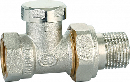 Вентиль запорный прямой 1/2" EU.ST6131030 12