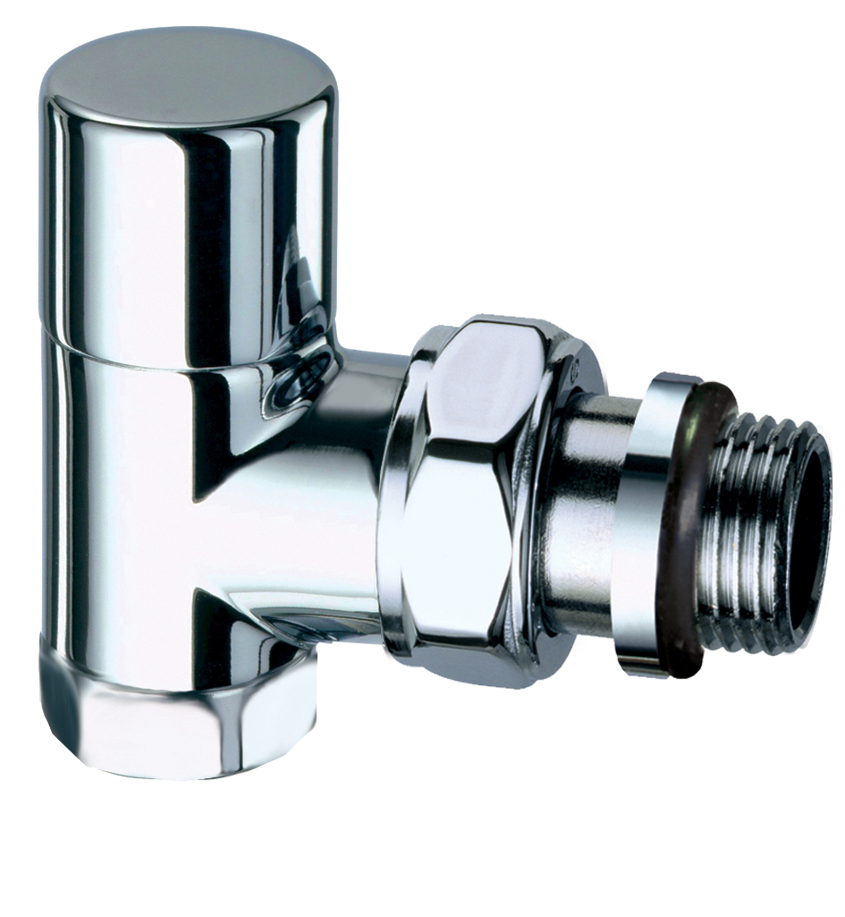 Вентиль запорный угл., 1/2" ВР (сереб.), EPDM /  / аналог FL 0165