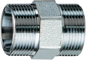 Хромир.переходник 1/2" НР (М24х19 - М24х19)