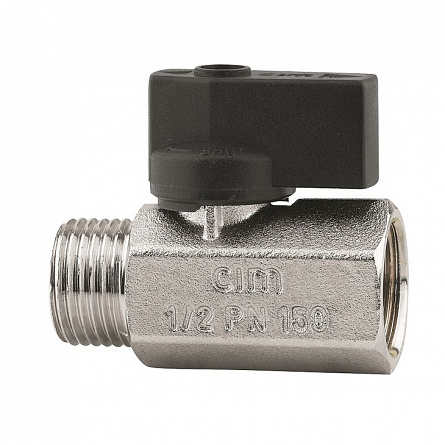Кран шаровой 12 3/8" серии Т12 полнопроходной PN80 BB рычаг Cimberio