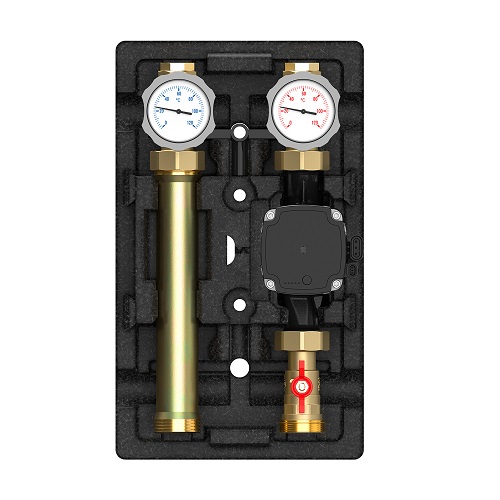 Насосная группа UK без смесителя, 1" с насосом Grundfos UPM3 Hybrid 25-60