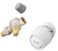 Комплект терморегулятора RA-G Ду20 угловой и RA2994 013G2185