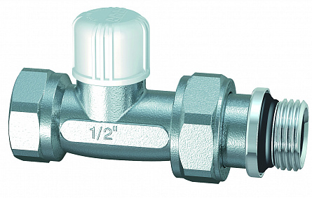 Вентиль запорный прямой 1/2" ВР,  EPDM (аналог FV 1400 12)