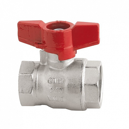 Шар. кран серии RED6, 3/4 ВВ, бабочка, НОВЫЙ КОД CIM RED6 B 34 CIM RED6/1 34