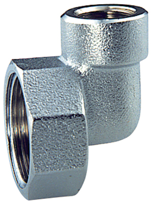Переходник угловой, хром.,  3/4"ВР х 3/8"ВР