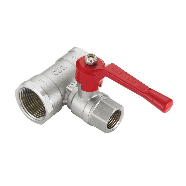 Фиттинг с шаровым краном 427 1/2" тип Т PN25 ВВ рычаг Cimberio