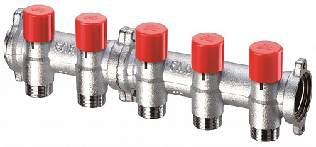Фланц. балансировочн. коллектор 1" с 2 отв. 3/4"EU  (аналог FK 3918 13402RU)