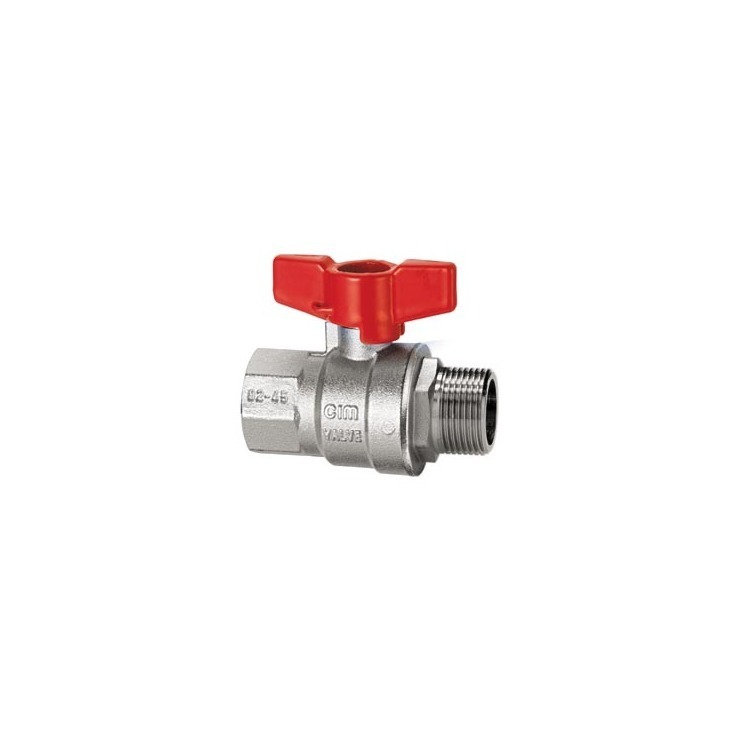 Шаровой кран сер.Т16, 1" ВР-НР, ручка-бабочка CIM 301/16 1