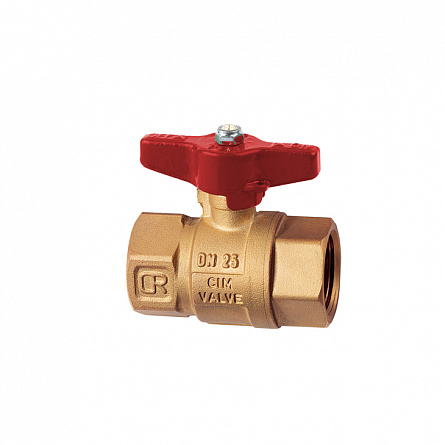 Кран шаровой 312CR 3/8" серии Т12 корроз. латунь полнопроходной PN80 BB рычаг Cimberio